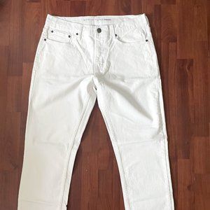 New Structure Skinny White Jeans